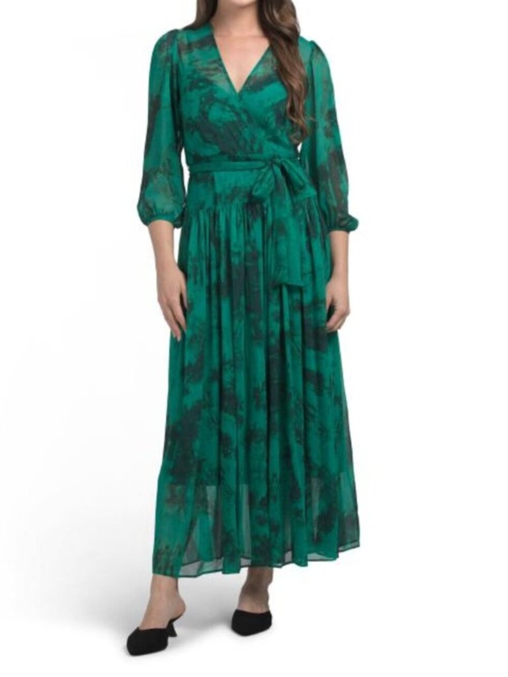CALVIN KLEIN Chiffon Maxi Dress